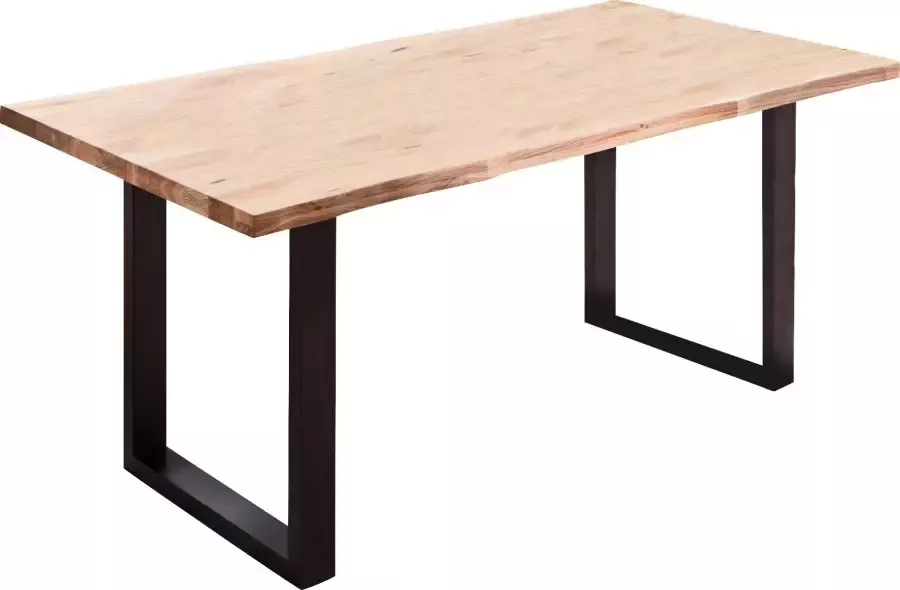 MCA living Eettafel Rockford Massief houten tafel met schaaldeel - Foto 4