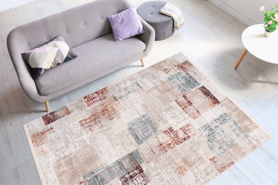 Me gusta Vloerkleed Akropolis 425 vlakke tapijt met katoen achterkant aantrekkelijke vintage-look - Foto 4