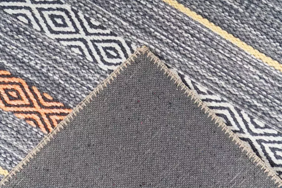 Me gusta Vloerkleed Faye 1125 Platte stof bedrukt motief woonkamer eetkamer