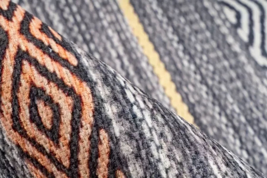 Me gusta Vloerkleed Faye 1125 Platte stof bedrukt motief woonkamer eetkamer - Foto 2