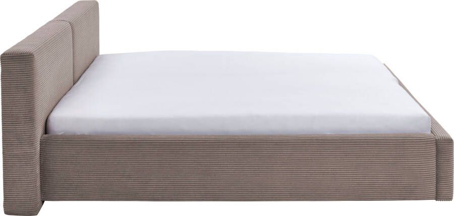 Meise.möbel Gestoffeerd bed Cube optioneel met matras en bedlade extra vlak hoofdeinde verkrijgbaar in de breedtes 140cm 160cm & 180cm - Foto 5