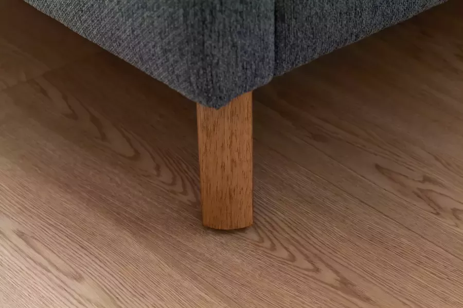 Meise Mobel Meise Möbel Frieda bedbodem gestoffeerd bed houten basis massief hoofdbord glad met kussen - Foto 7