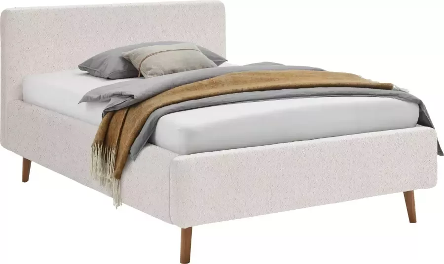 Meise EMOB Bed Dalila 140x200cm teddystof met opbergruimte wit Gestoffeerde tweepersoonsbedden Wit Polyester Gestoffeerde tweepersoonsbedden Tweepersoons Normaal bed Op voorraad - Foto 10