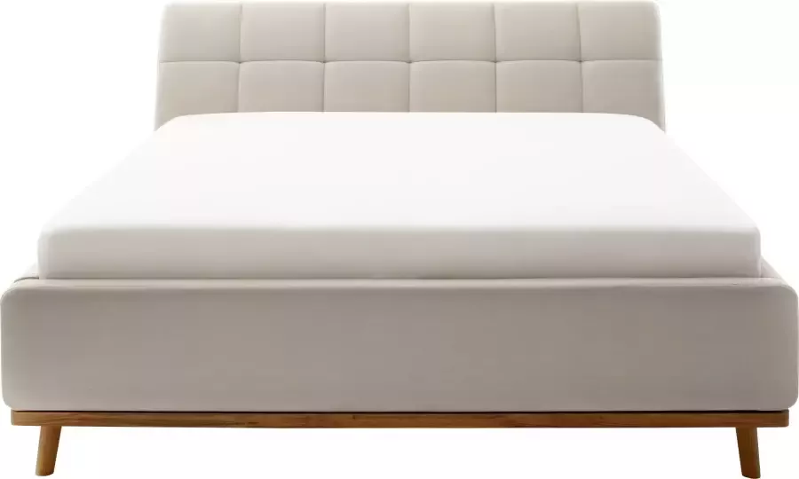 Meise EMOB Gecapitonneerd bed Cézanne 160x200cm met opbergruimte beige eik Gestoffeerde tweepersoonsbedden Beige Polyester Gestoffeerde tweepersoonsbedden Tweepersoons Normaal bed Op voorraad - Foto 12