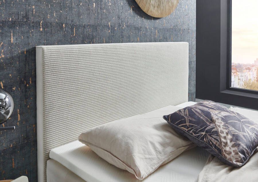 Meise.möbel Boxspring Corsica met bedkist en topmatras bekleding in een stof- en cordmix - Foto 5