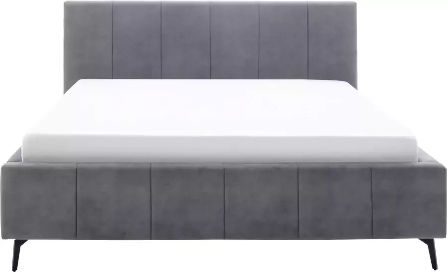 Meise EMOB Tweepersoonsbed Lizzie 180x200cm met opbergruimte antraciet Gestoffeerde tweepersoonsbedden Antraciet Polyester Gestoffeerde tweepersoonsbedden Tweepersoons Normaal bed Op voorraad - Foto 11