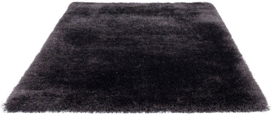 Merinos Hoogpolig Vloerkleed Met Glittergaren Antraciet-120 x 170 cm - Foto 4