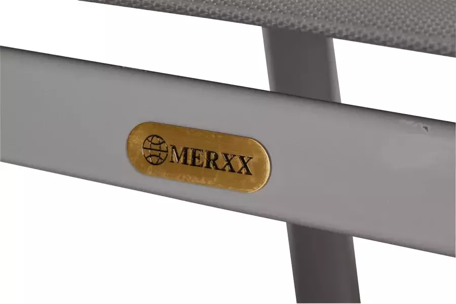 MERXX Stapelstoel Amalfi Deluxe set van 2 aluminium textiel stapelbaar (set 2 stuks) - Foto 5