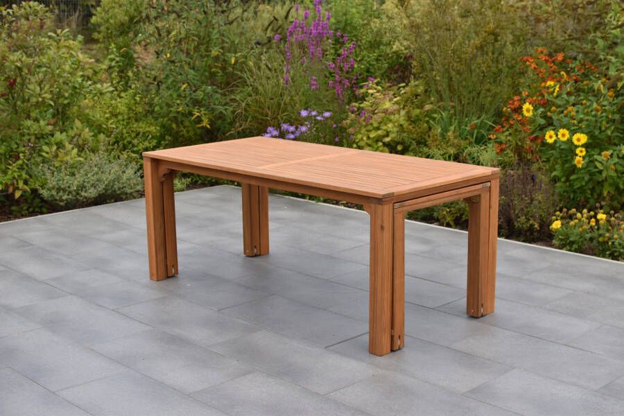 MERXX Tuintafel Flex uitschuifbare tafel uitbreidbaar bxd: ca. 90 73 x 185 370 cm kan ook afzonderlijk worden gebruikt - Foto 2