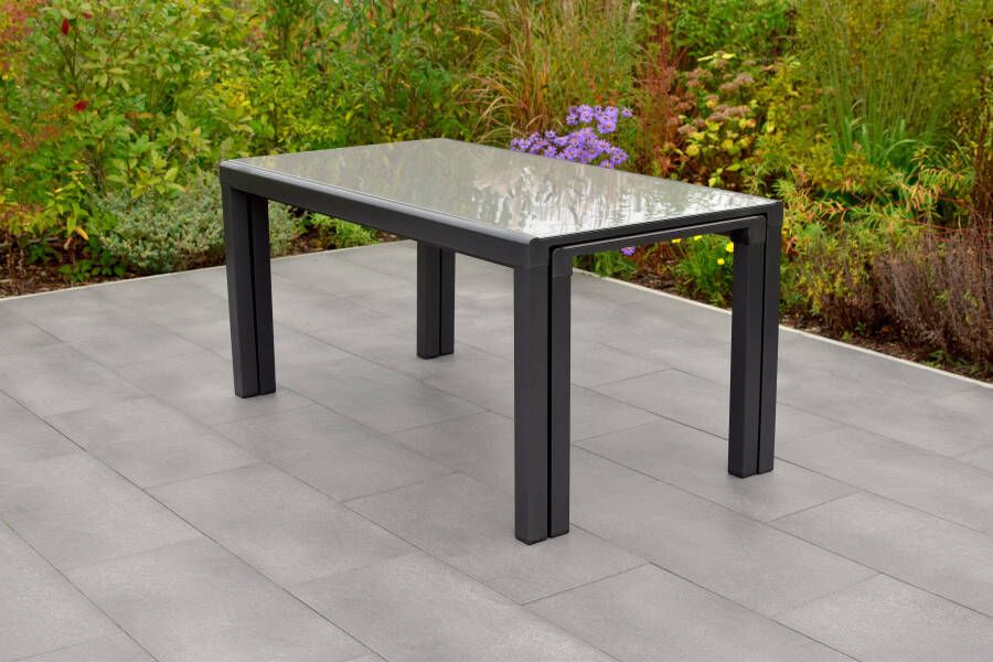 MERXX Tuintafel Flex uitschuifbare tafel uitbreidbaar bxd: ca. 89 75 x 160 320 cm kan ook afzonderlijk worden gebruikt - Foto 1