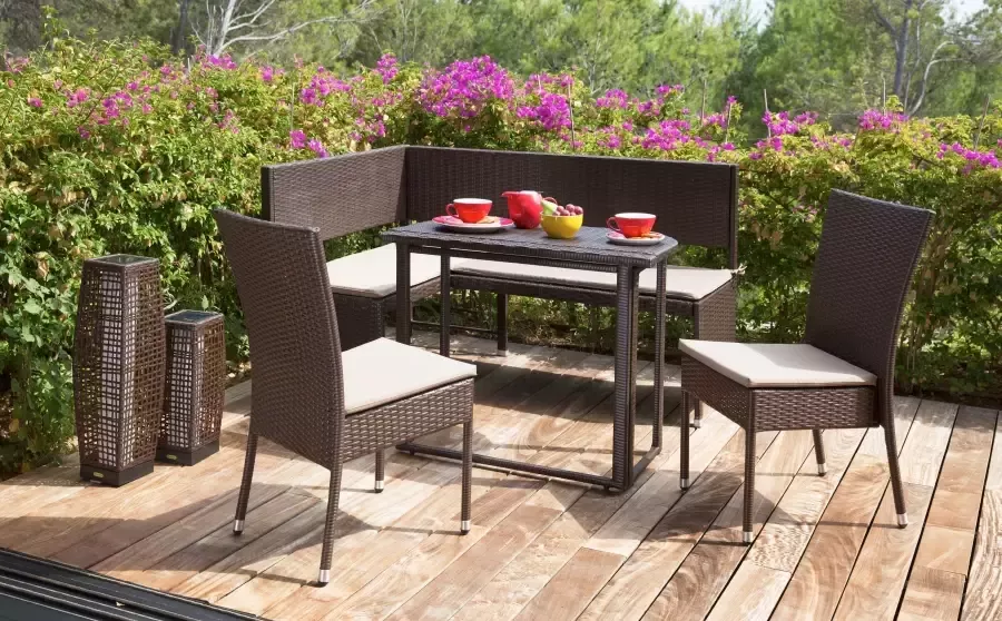 MERXX Tuintafel Rattan 50x90 cm - Foto 6