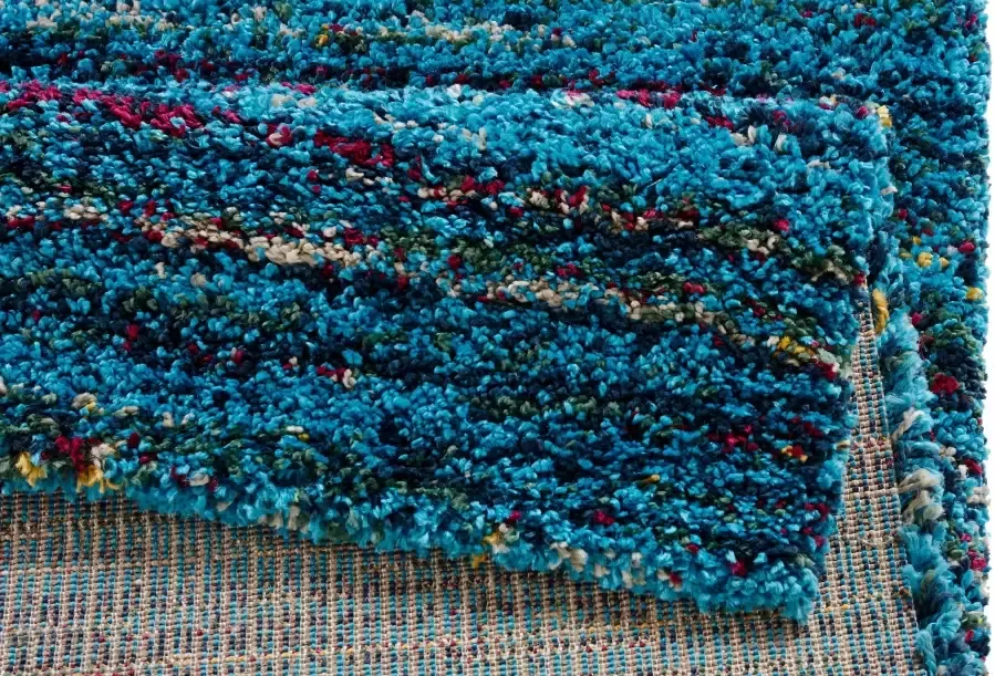 Mint rugs Hoogpolig modern vloerkleed Chic blauw 120x170 cm - Foto 3