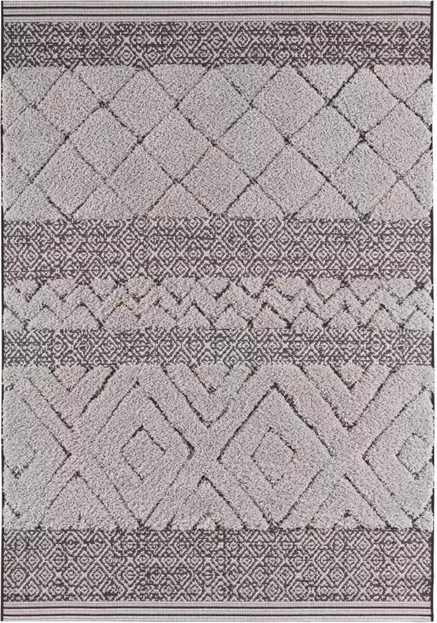Mint rugs Vloerkleed 3D effect Todra zwart crème 120x170 cm - Foto 3