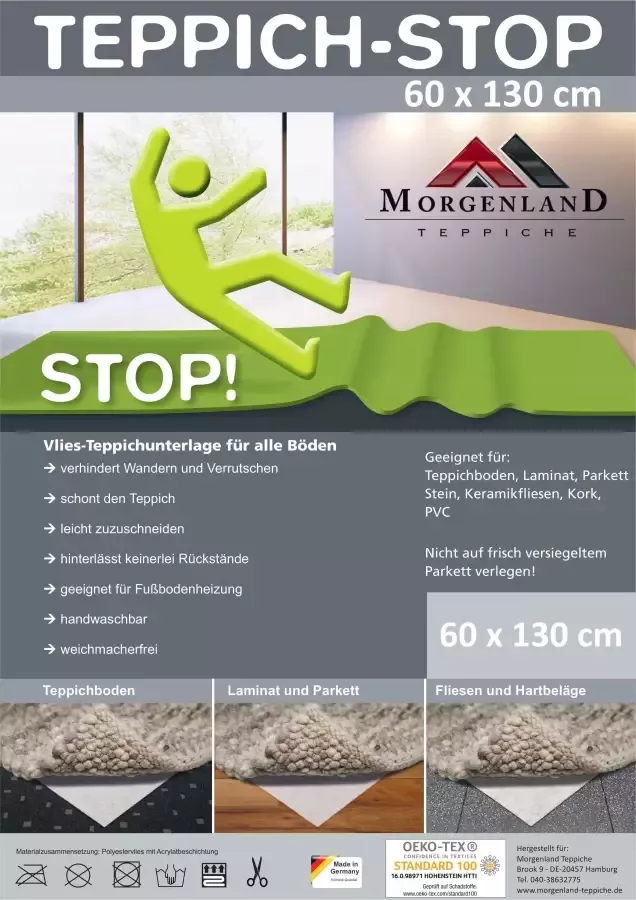 Morgenland Antislip tapijtonderlegger langere levensduur langere levensduur rechthoekig