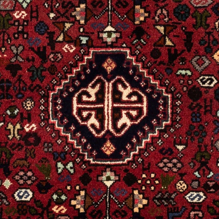 Morgenland Hoogpolige loper Abadeh medaillon rosso scuro 195 x 78 cm - Foto 1