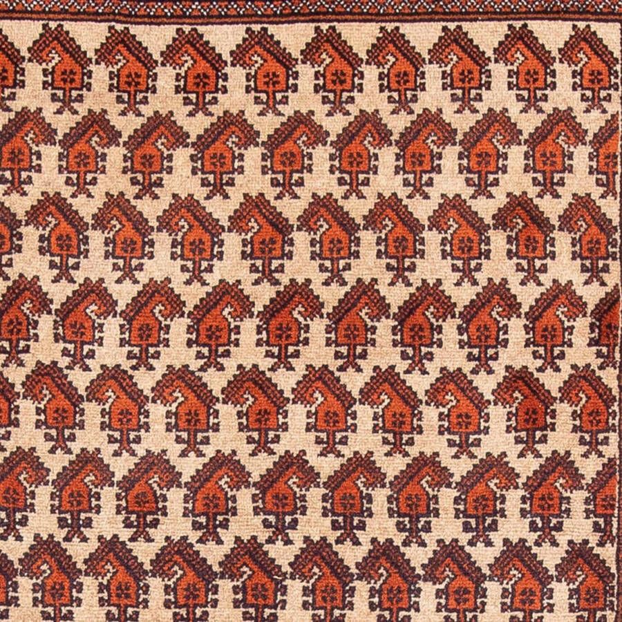 Morgenland Hoogpolige loper Belutsch geheel gedessineerd beige 178 x 100 cm