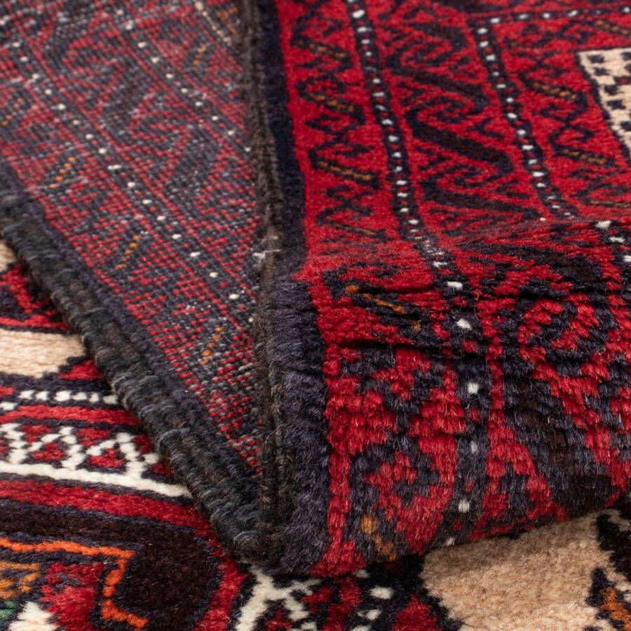 Morgenland Hoogpolige loper Belutsch geheel gedessineerd beige 190 x 104 cm