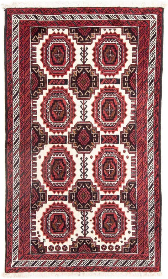Morgenland Hoogpolige loper Belutsch geheel gedessineerd rosso 180 x 103 cm - Foto 5