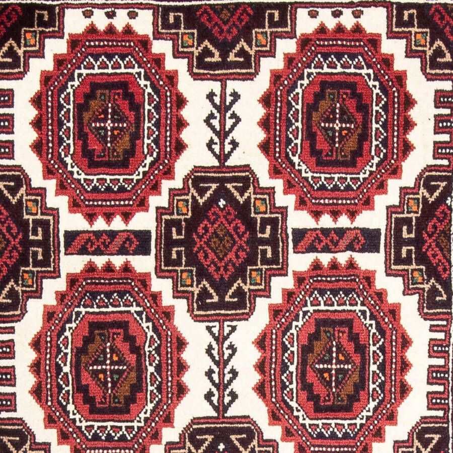 Morgenland Hoogpolige loper Belutsch geheel gedessineerd rosso 180 x 103 cm - Foto 2