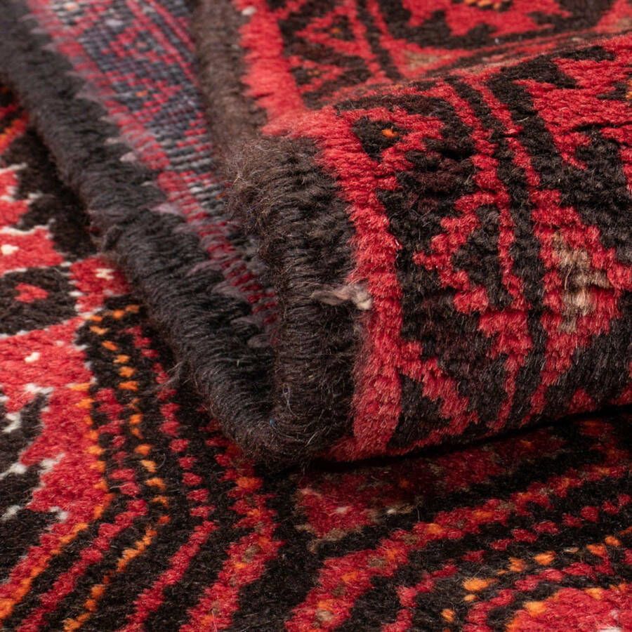 Morgenland Hoogpolige loper Belutsch geheel gedessineerd rosso 184 x 100 cm