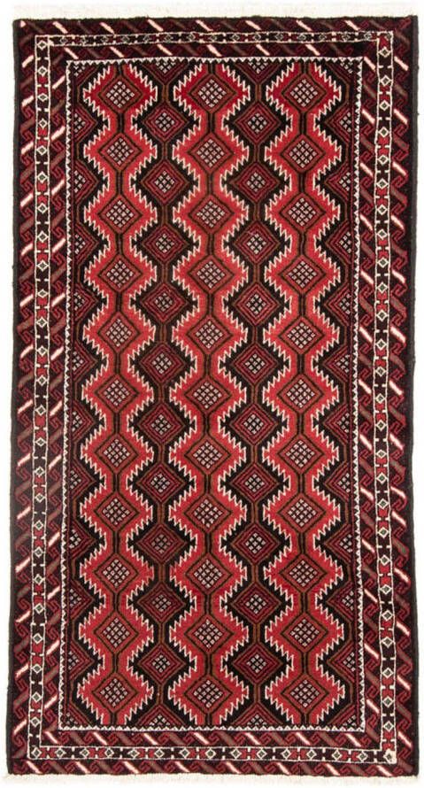 Morgenland Hoogpolige loper Belutsch geheel gedessineerd rosso 199 x 107 cm - Foto 5