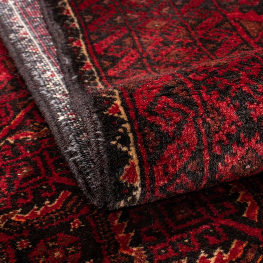 Morgenland Hoogpolige loper Belutsch geheel gedessineerd rosso scuro 216 x 107 cm - Foto 1