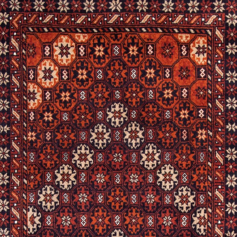 Morgenland Hoogpolige loper Belutsch geheel gedessineerd Ruggine 217 x 110 cm - Foto 2