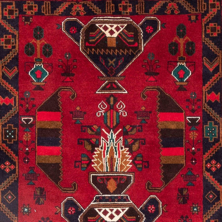 Morgenland Hoogpolige loper Belutsch medaillon rosso 190 x 109 cm - Foto 2