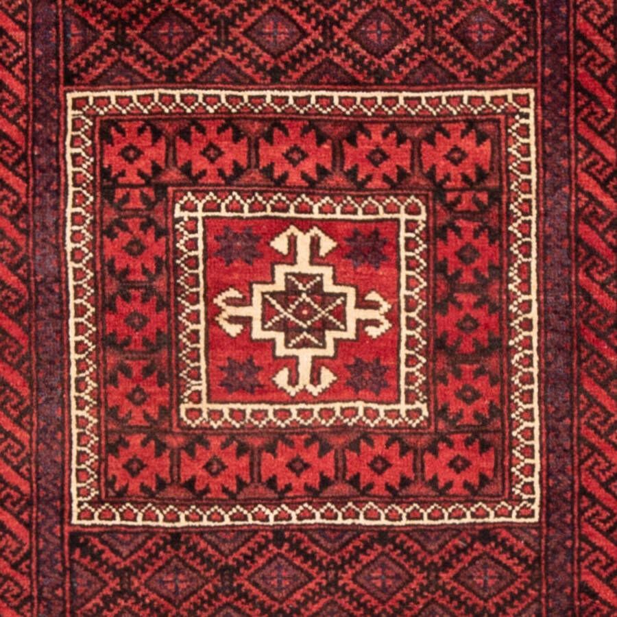 Morgenland Hoogpolige loper Belutsch medaillon rosso 202 x 108 cm - Foto 2