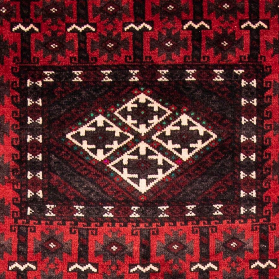 Morgenland Hoogpolige loper Belutsch medaillon rosso 236 x 118 cm - Foto 2