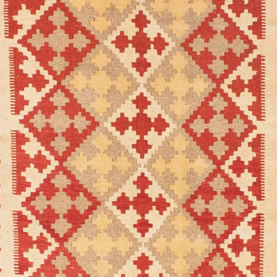 Morgenland Hoogpolige loper Bidjar geometrisch nero 327 x 83 cm