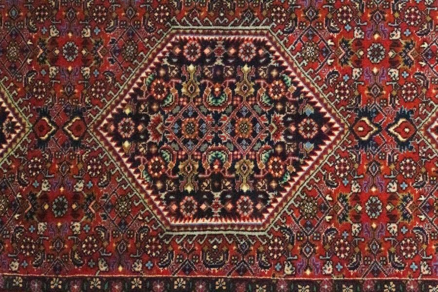 Morgenland Hoogpolige loper Bidjar geometrisch rosso 187 x 75 cm - Foto 2