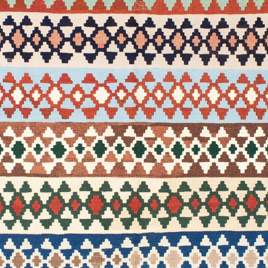 Morgenland Hoogpolige loper Bidjar geometrisch rosso 195 x 75 cm - Foto 3