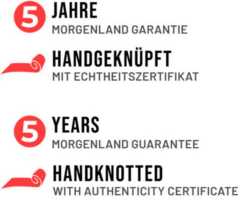 Morgenland Hoogpolige loper Bidjar medaillon 187 x 72 cm Uniek exemplaar met certificaat - Foto 4
