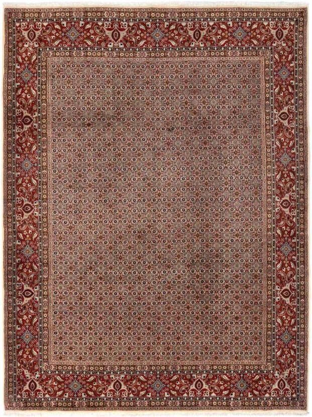 Morgenland Hoogpolige loper Ghoutshan medaillon marone 388 x 83 cm - Foto 6