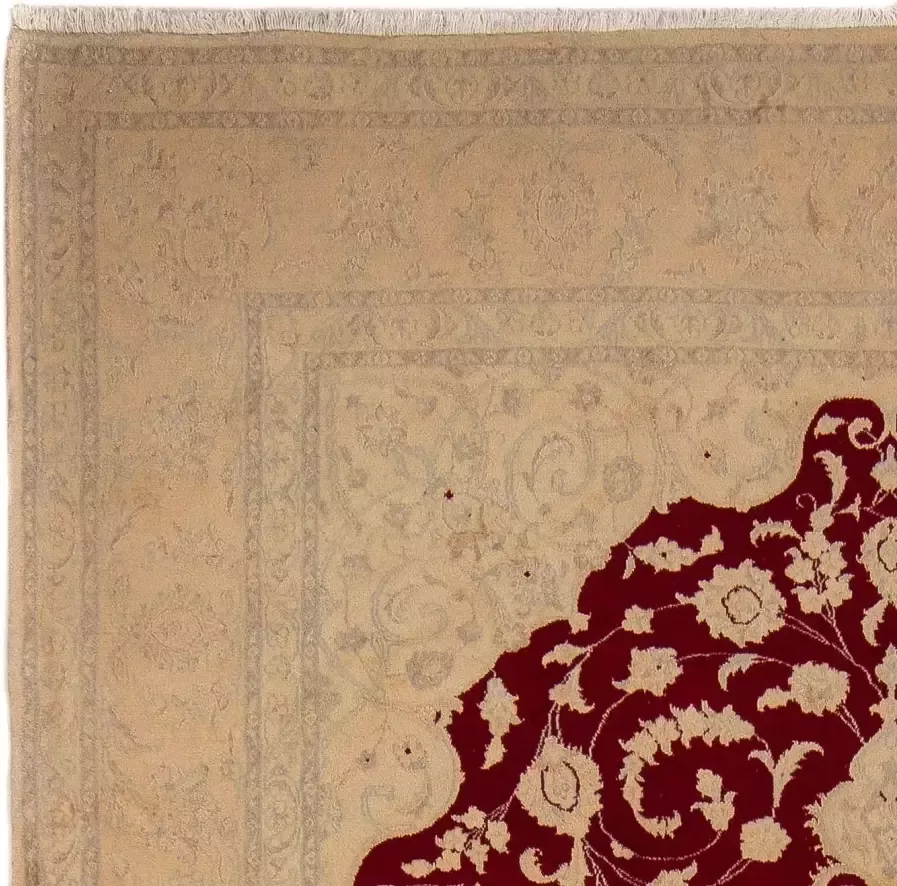 Morgenland Hoogpolige loper Nain bloemmotief rosso scuro 382 x 83 cm - Foto 4