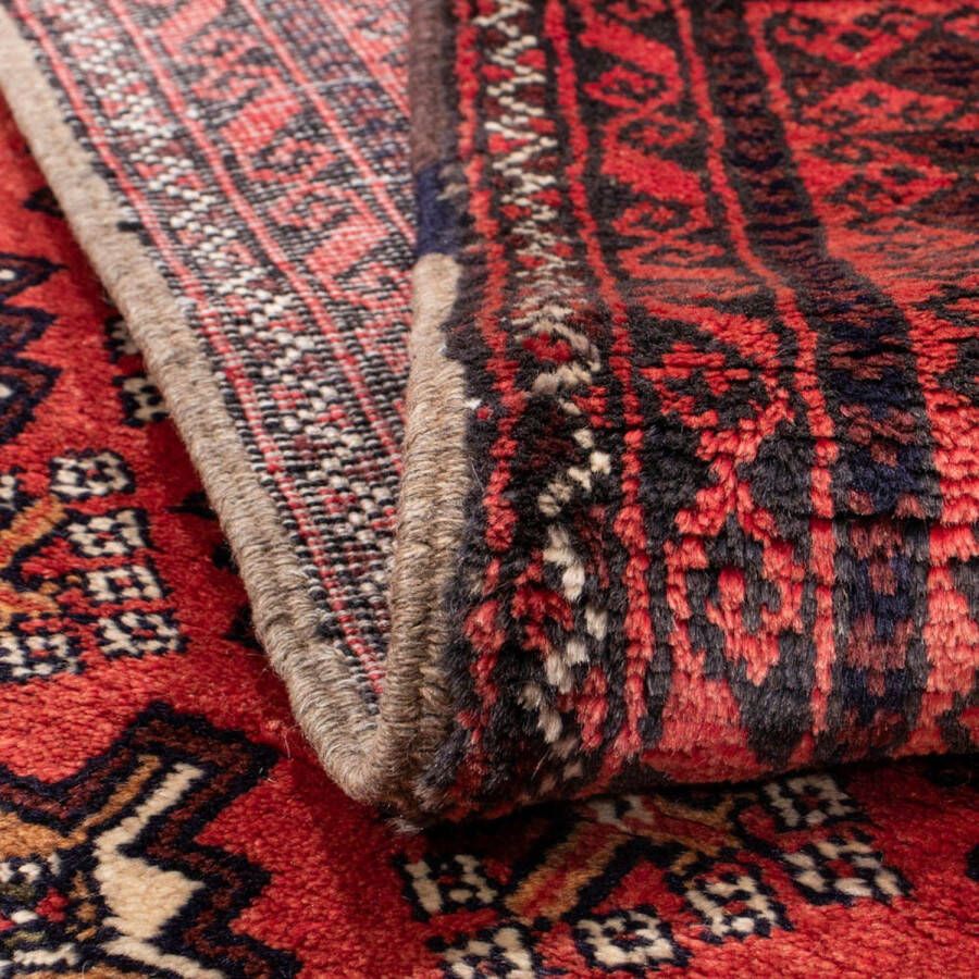 Morgenland Hoogpolige loper Shiraz geheel gedessineerd rosso 210 x 107 cm