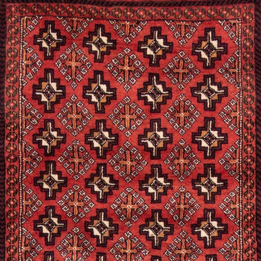 Morgenland Hoogpolige loper Shiraz geheel gedessineerd rosso 210 x 107 cm - Foto 2