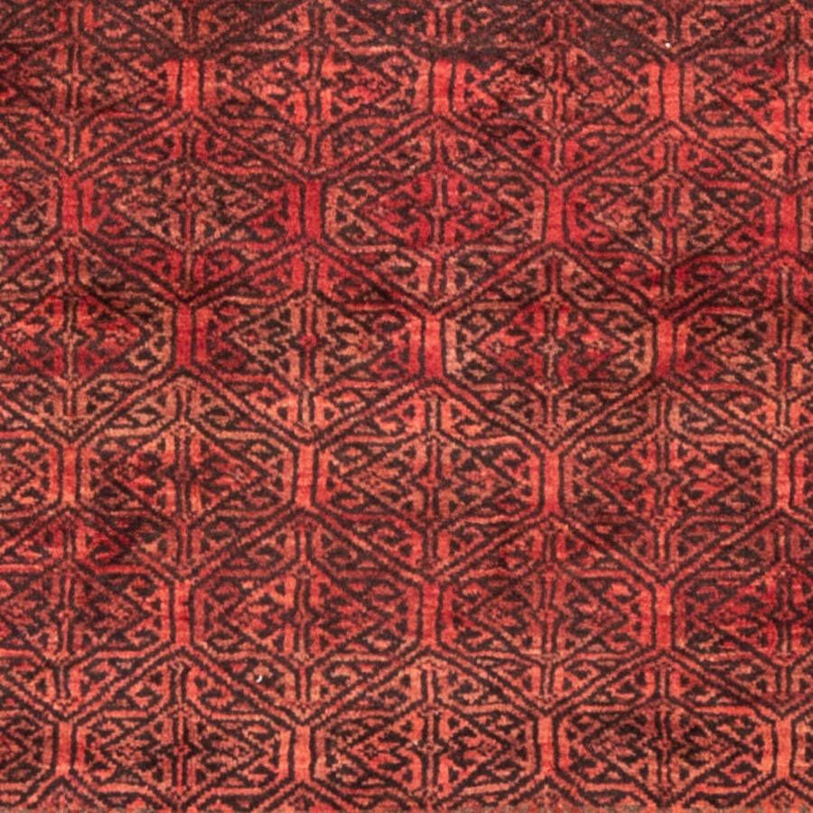 Morgenland Hoogpolige loper Shiraz geheel gedessineerd rosso 225 x 121 cm