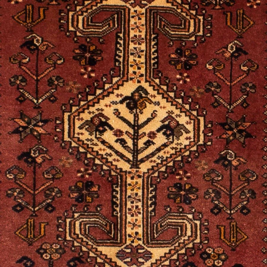 Morgenland Hoogpolige loper Shiraz medaillon Marrone 394 x 93 cm - Foto 3