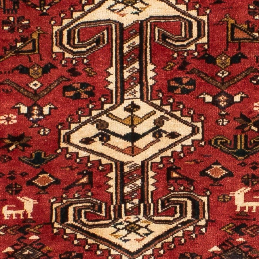Morgenland Hoogpolige loper Shiraz medaillon rosso 400 x 105 cm - Foto 2