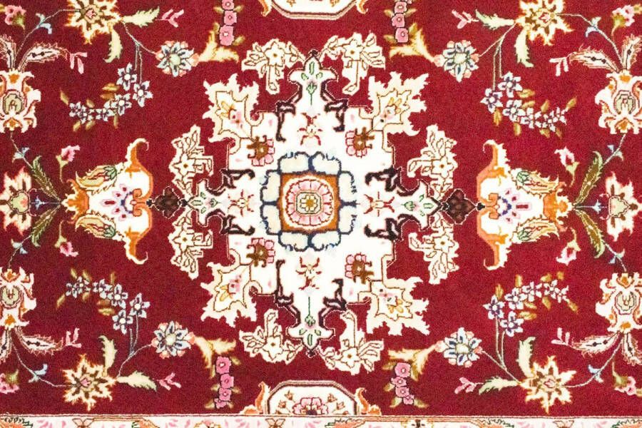 Morgenland Hoogpolige loper Tabriz 50 Raj medaillon rosso 202 x 81 cm - Foto 2