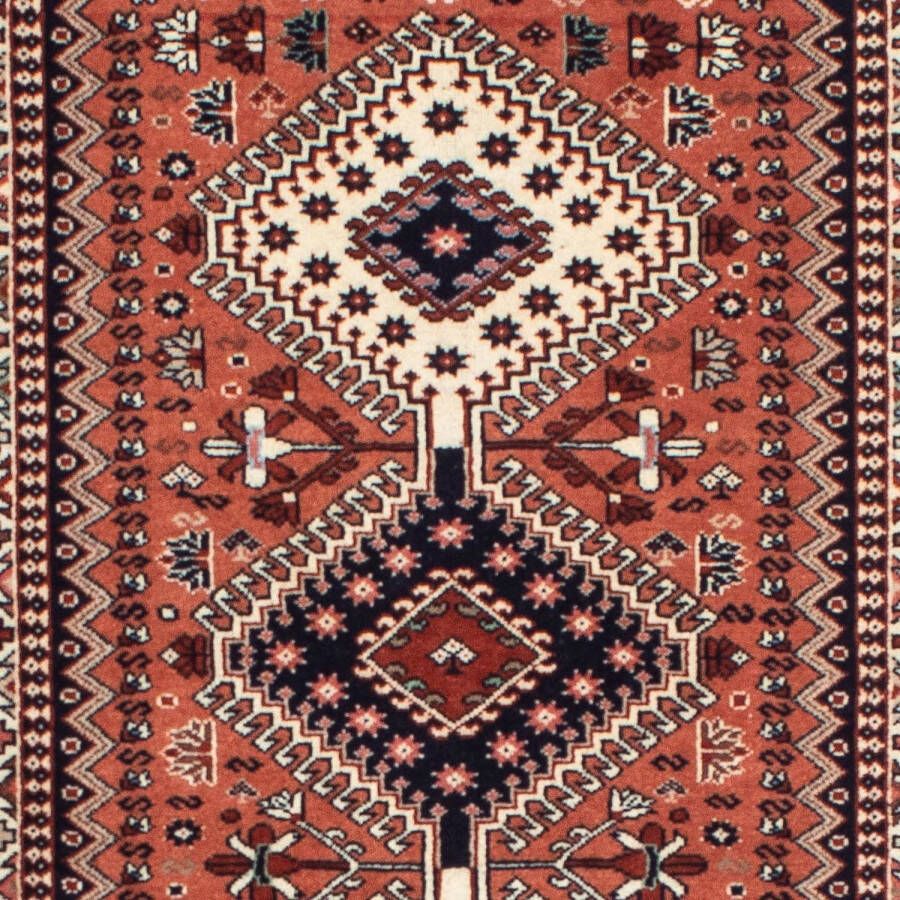 Morgenland Hoogpolige loper Yalameh medaillon rosso chiaro 202 x 81 cm - Foto 2