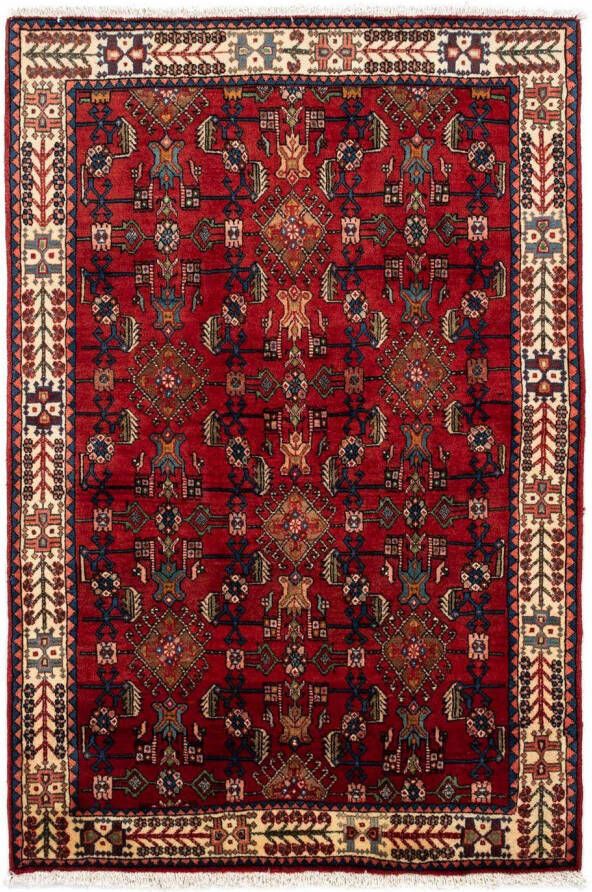Morgenland Hoogpolige loper Yalameh medaillon rosso chiaro 380 x 75 cm - Foto 5