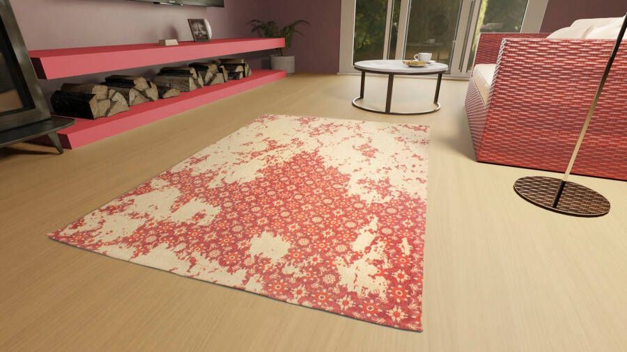 Morgenland Vloerkleed VINTAGE COMET Korte pool viscose Shabby woonkamer - Foto 10