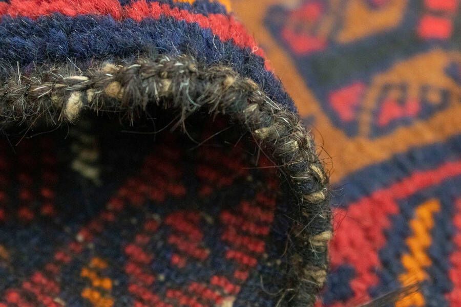 Morgenland Wollen kleed Belutsch vloerkleed met de hand geknoopt bruin - Foto 4