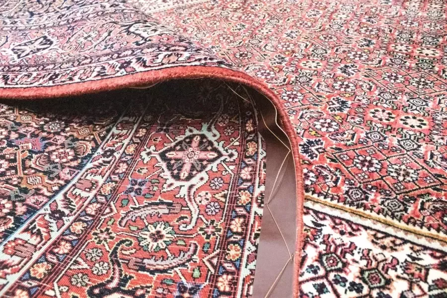 morgenland Wollen kleed Bidjar-kleed met de hand geknoopt rood