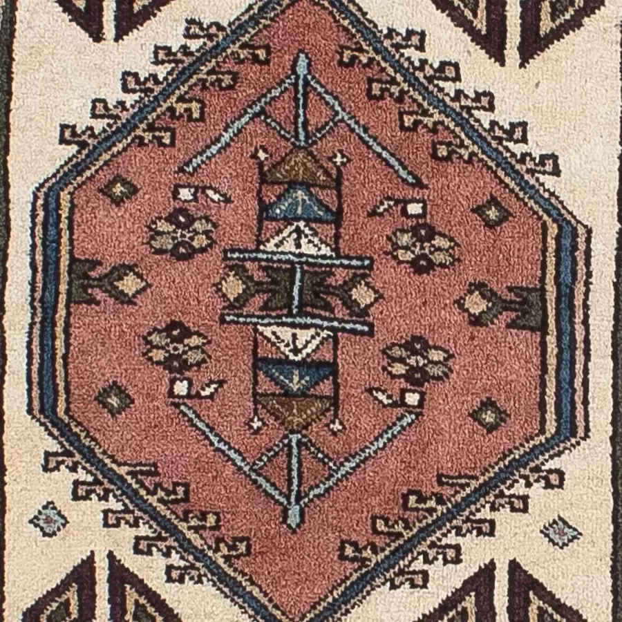 morgenland Wollen kleed Bidjar Zanjan sterk gedessineerd 207 x 132 cm Uniek exemplaar met certificaat
