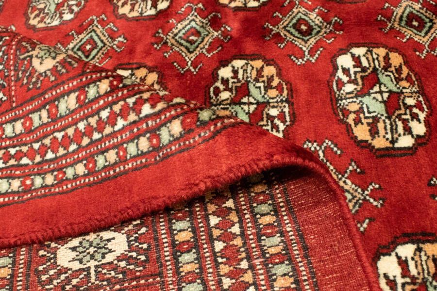 Morgenland Wollen kleed Buchara vloerkleed met de hand geknoopt rood - Foto 2