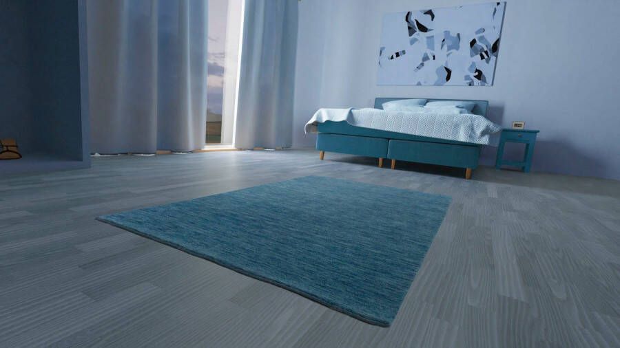 Morgenland Wollen kleed Uni Gabbeh tapijt Softy Gabbeh look uni kleuren 100% wol zeer zachte pool woonkamer - Foto 7
